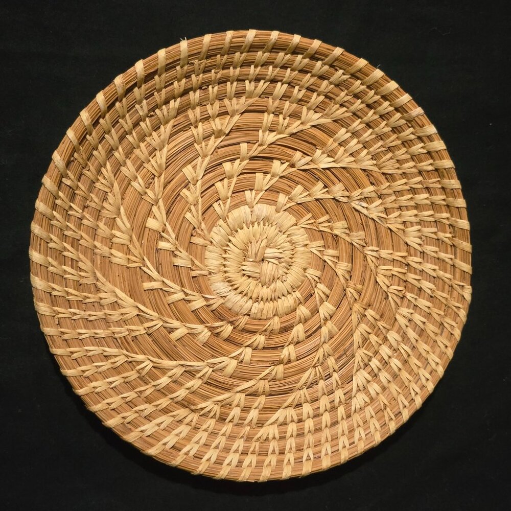 Tohono O'odham PAPAGO Southern Arizona Woven Plate